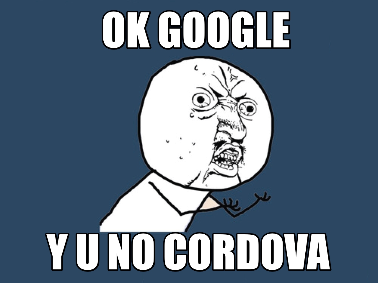 Ok Google, Y U No Cordova